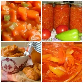 Перец с морковкой и чесноком