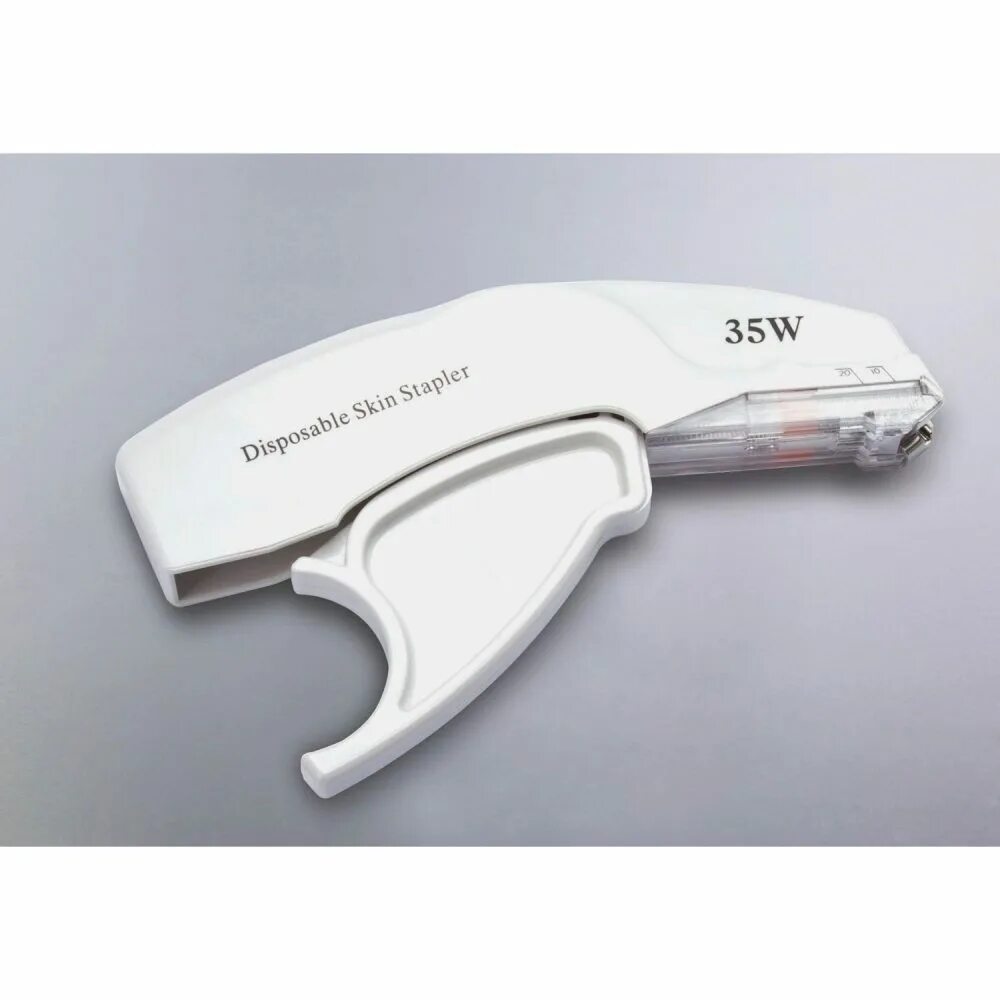 Кожный степлер. Surgical skin stapler. медицинский степлер. степлер для ран медицинский. аппарат степлер для хирургов.