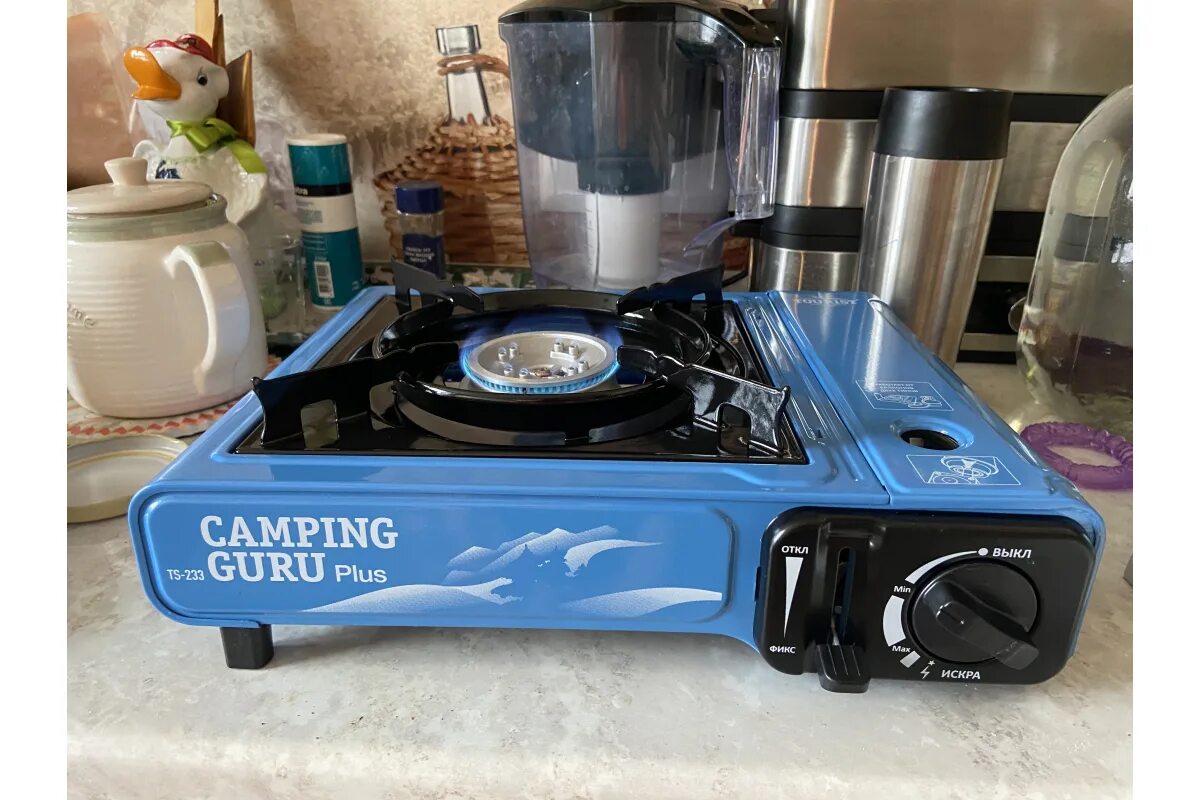 Плита газовая портативная "Camping Guru Plus" TS-233. Газовая портативная плита Tourist Camping Guru Plus TS-233. Плита газовая портативная Tourist Camping Guru Plus. Плита газовая портативная в кейсе Camping Guru Plus с переходником (TS-233). Camping guru