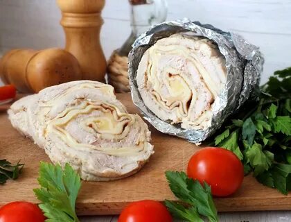 Рецепт куриного рулета в фольге