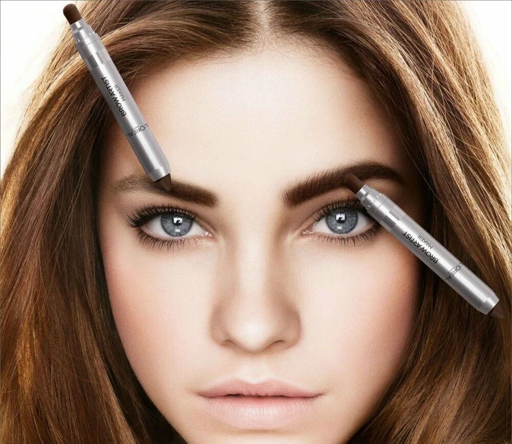 Как делать макияж бровей. L&#039;oreal paris brow artist. брови. макияж бровей. окрашивание бровей.