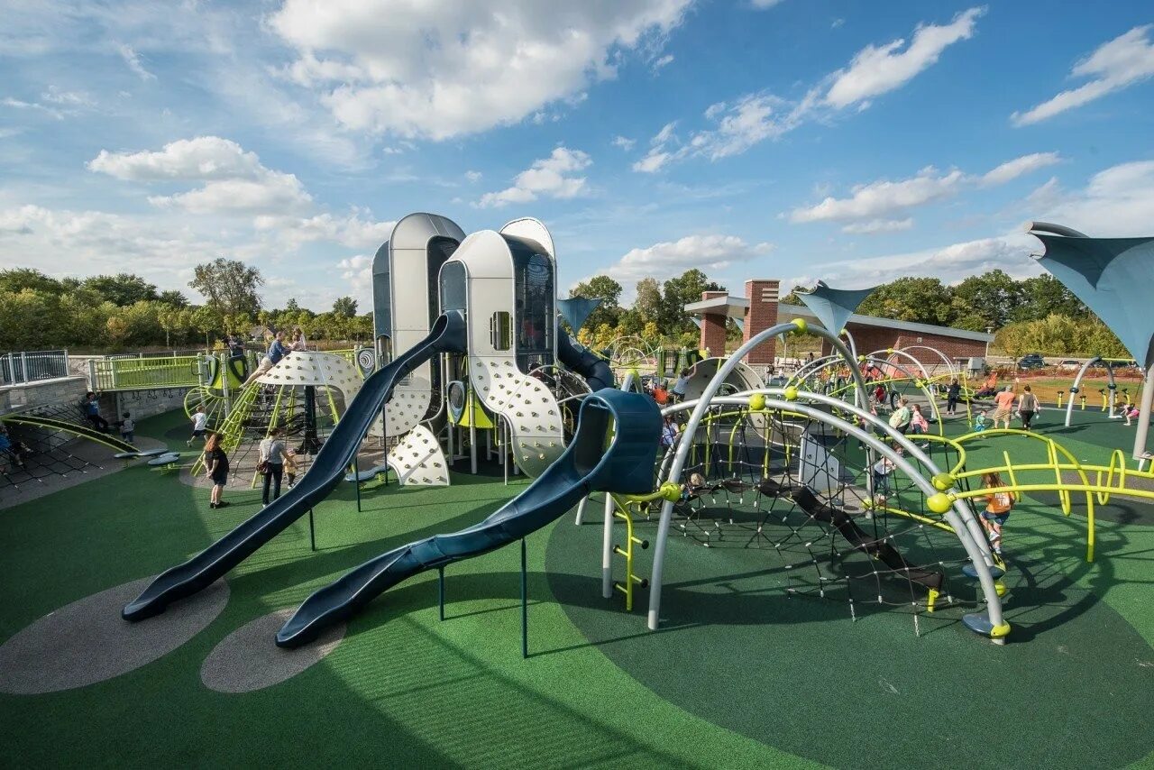 Детский парк мэгги дэйли. Оригинальные детские площадки. Городок крутой. Дизайнерские детские площадки. Сказочные детские площадки.