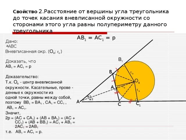 Угол построенный на диаметре