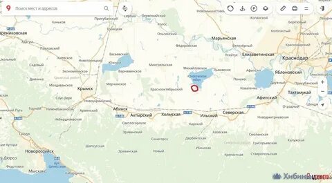 Краснодарский край карта гугл абинск