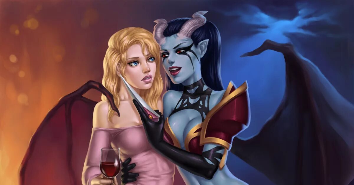 Lesbian monsters. Queen of Pain Dota 2. Дота Queen of Pain. Марси КВОПА. КВОПА арт 18.