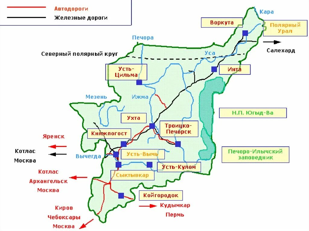 Реки Республики Коми на карте. Карта Республики Коми железная дорога. Республика Коми с картой. Карта ЖД Республика Коми. Ухта какой регион