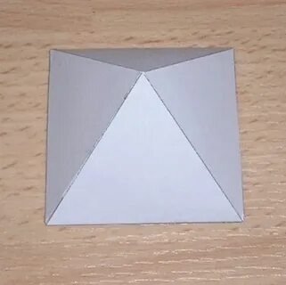 Треугольник из листа а4