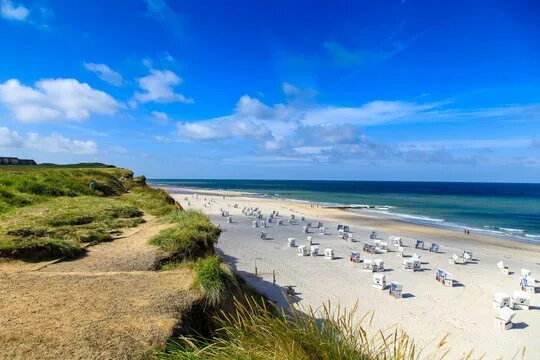 Пляжи германии фото Westerland auf Sylt Wiking Sylt