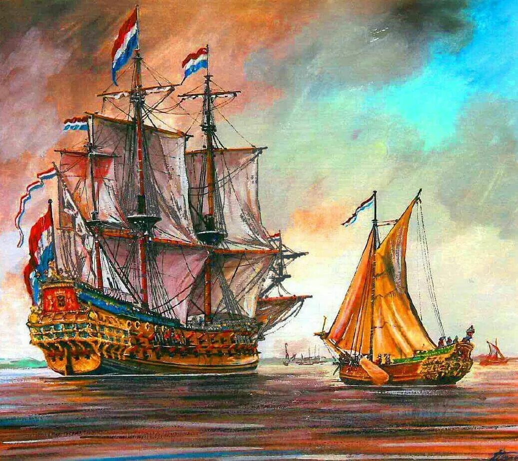 Корабль zeven Provincien. Де Зевен Провинсиен парусный корабль. Голландские парусники 17 века. Галеон 18 века. Век суда