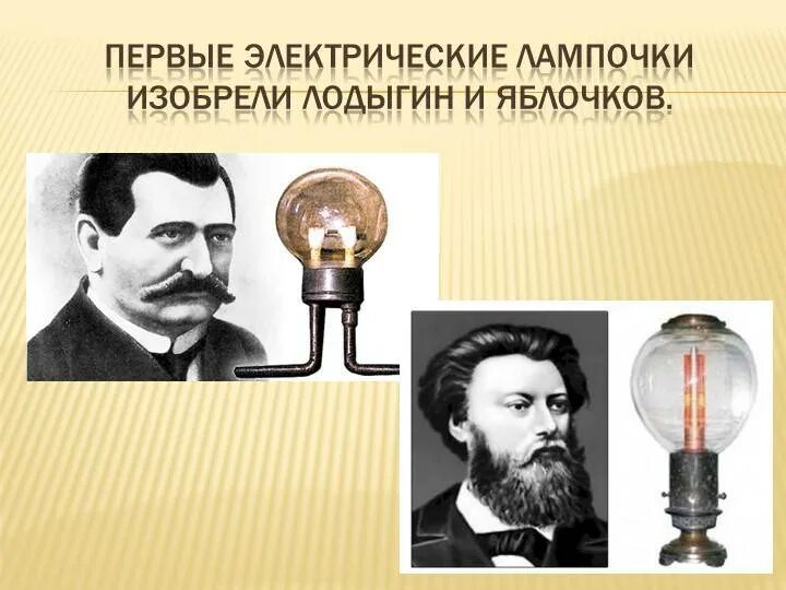 Первая электро. Изобретатель Яблочков и Лодыгин. П.Н. Яблочков и а.н. Лодыгин — первая в мире электрическая лампочка. Лодыгин Яблочков Эдисон. Первая лампа накаливания Лодыгина.