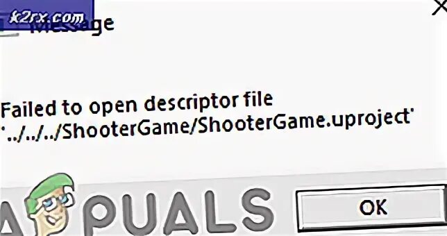 Failed to open descriptor