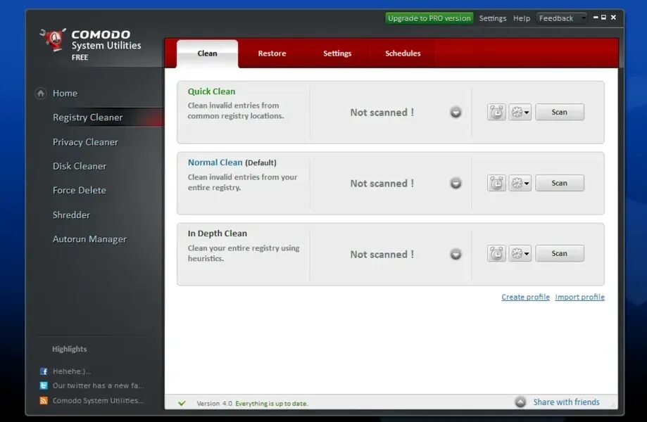 Upgrade utilities
