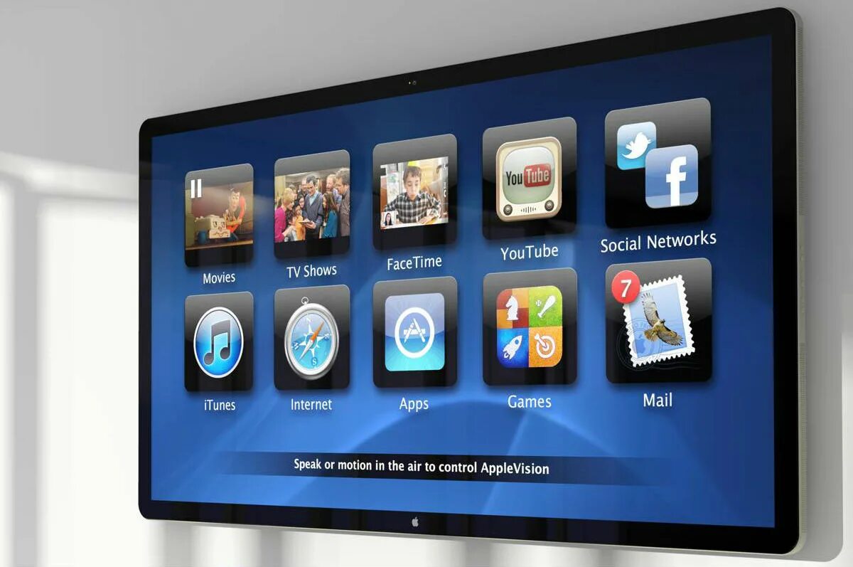Картинки телевизоров айфон. Телевизор от Аппле. Телевизор АПЛ. Apple TV телевизор. Телевизор айфон.