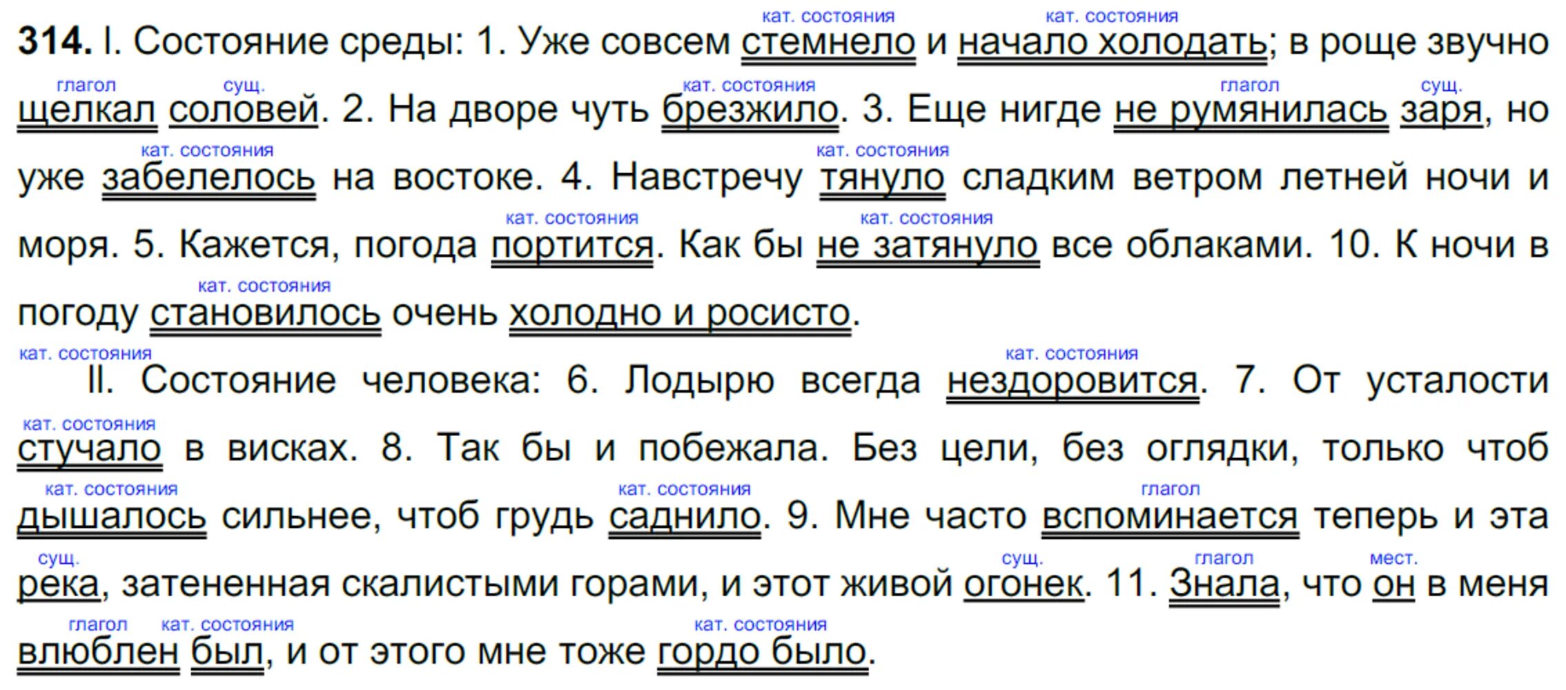 Русский язык 7 класс ладыженская от. Уже совсем стемнело и начинало холодать. Русский язык 7 класс упражнение 314. Уже совсем стемнело и начинало холодать в роще.