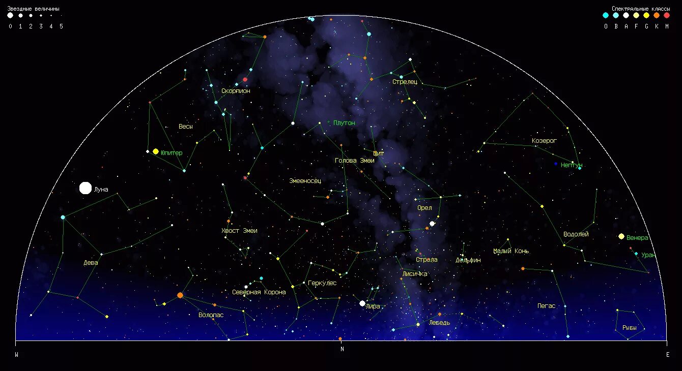 Звезды созвездий северного полушария. Околополярные созвездия звездного неба. Карта звездного неба над Москвой с названиями звезд. Звёздная карта неба Северного полушария. Созвездия Северного полушария.