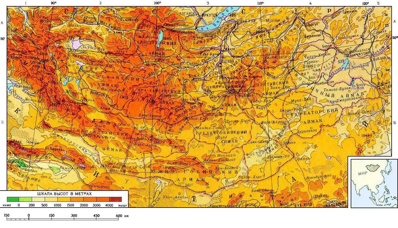 Карта бывшей монголии. Физическая карта Монголии. Физ карта Монголии. Природная карта Монголии. Монголия карта географическая.