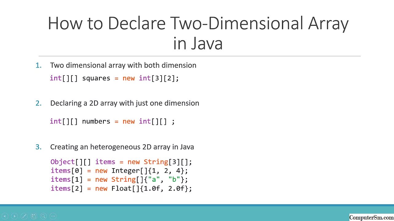 New array 1
