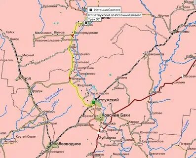Ветлужская баки расписание