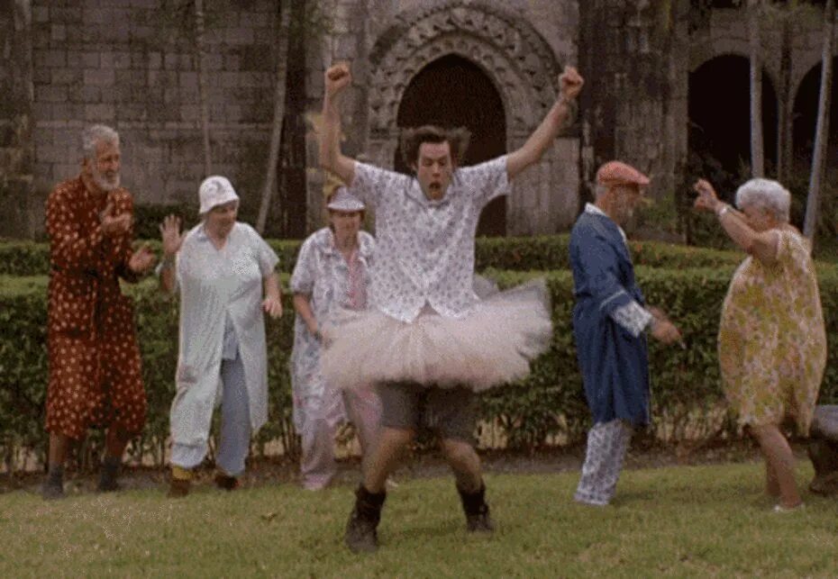 It is dancing