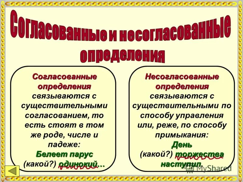 Согласованные и несогласованные определения класс. Согласованные и несогласованные определения. Согласованное и несогласованное определение. Согласованное и несогласованное определение примеры. Существительное согласованное определение.