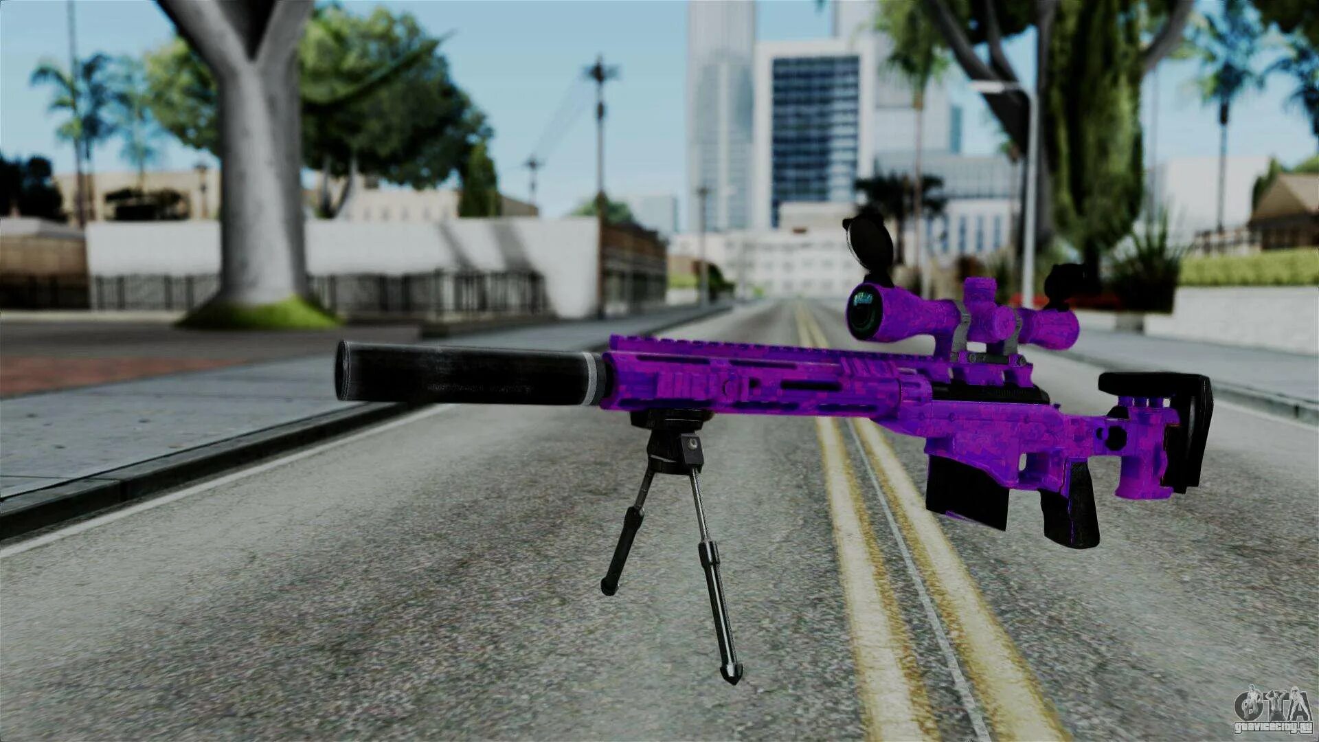 Рифле самп. Sniper rifle самп. снайперская винтовка для гта са. gta san andreas фиолетовый. пневматическая винтовка для гта са.