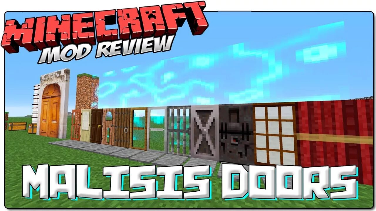 12. 2. 12. Дурс майнкрафт. Malisis doors mod 1.