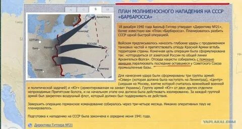 План нападения