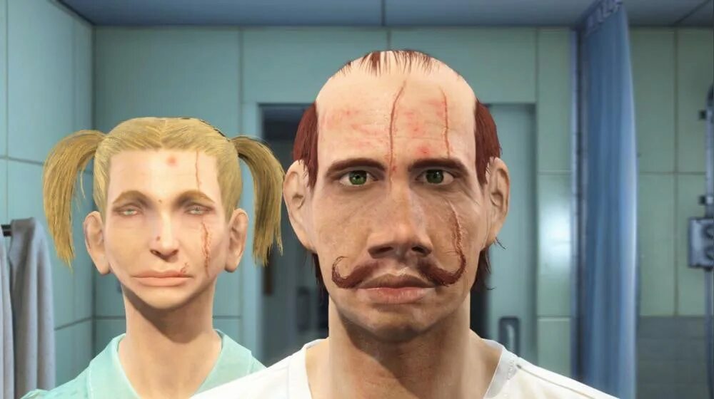 Жалкие игры. Fallout 4 редактор персонажа. Фоллаут 4 персонажи. Fallout 4 уродливые персонажи. Фоллаут 4 уродский персонаж.