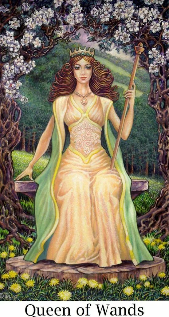 Королева жезлов значение да или нет. Queen of wands таро. карта таро королева жезлов. таро арканум королева жезлов. королева жезлов таро телема.