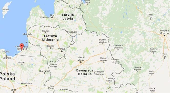 Как попасть в калининград. Карта литва калининград. карта калининград польша литва. карта литва латвия калининград на карте.