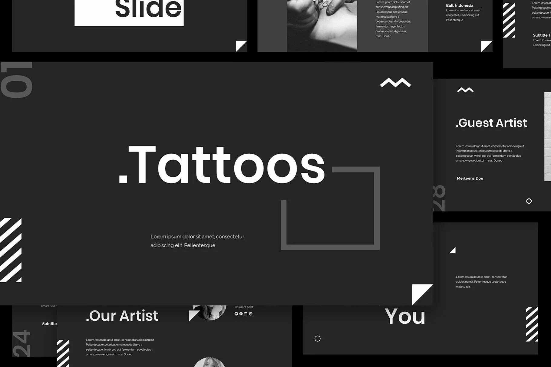 Slide themes
