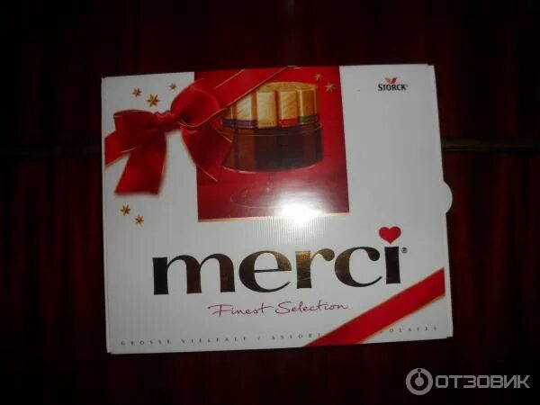 Отзыв о Шоколад молочный Storck Merci ПАЛЬМОВОЕ МАСЛО...приятного аппетита!