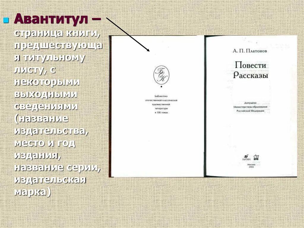 Страница и лист отличие. Титульная страница книги. Авантитул книги это. Авантитул и титульный лист. Пример оформления книги.