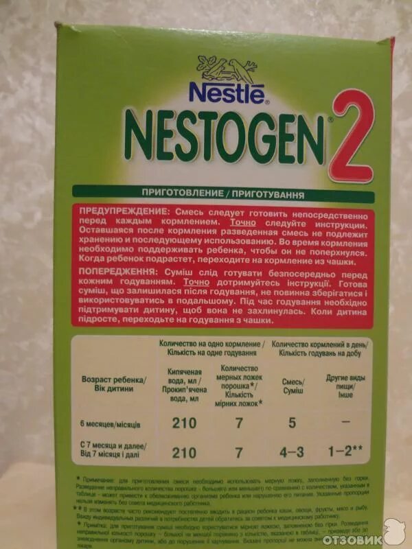Как наводить смесь. Нестожен 2 смесь для новорожденных таблица. Смесь Нестожен 2. Смесь Нестожен двойка 6 месяцев. Норма смеси Нестожен 1.