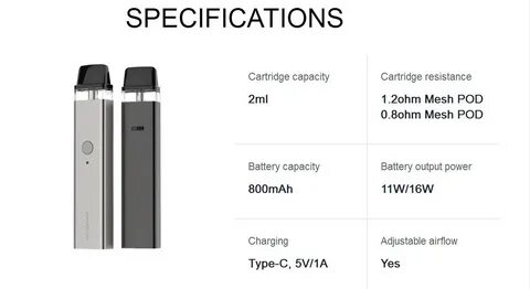 Vaporesso xros мигает 3 раза