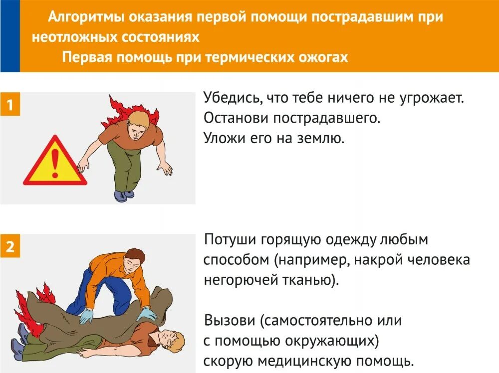 Алгоритм помощи пострадавшим при чс. Алгоритм пп при термическом ожоге. оказание 1 помощи пострадавшему при термическом ожоге. алгоритм оказания первой помощи пострадавшему при ожогах. при термических ожогах одежда с пострадавшего.