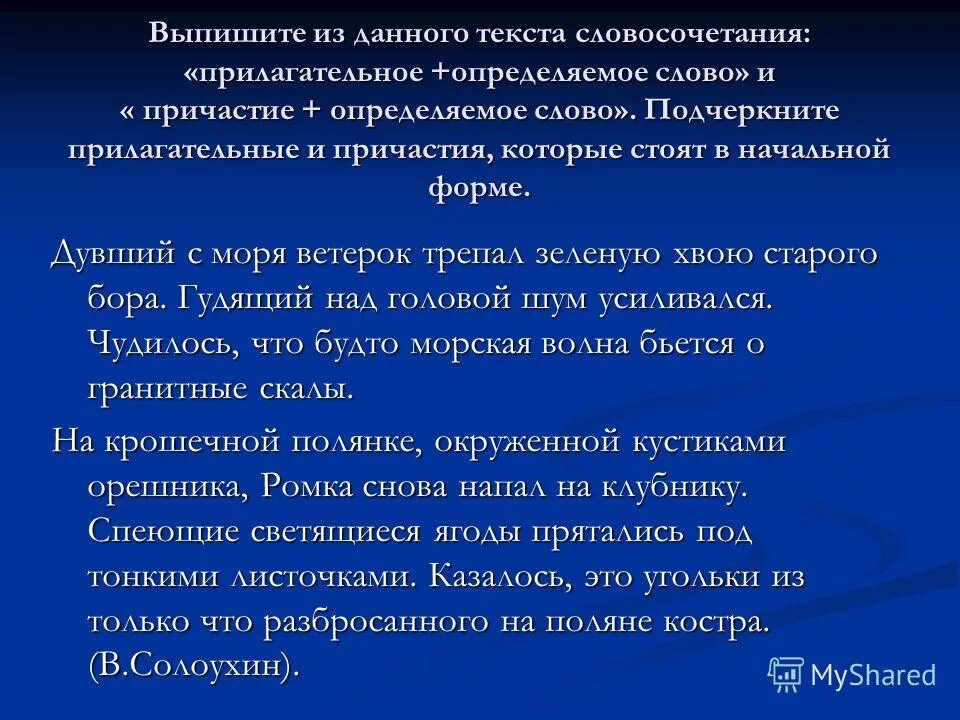 Как в тексте определить прилагательные. Как в тексте определить прилагательные