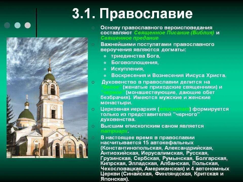 Сообщение история русской православной церкви. Сообщение о православных. Православие это кратко. Основные положения Православия. Христианство кратко.