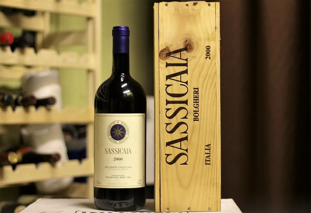 Вино sassicaia 2020