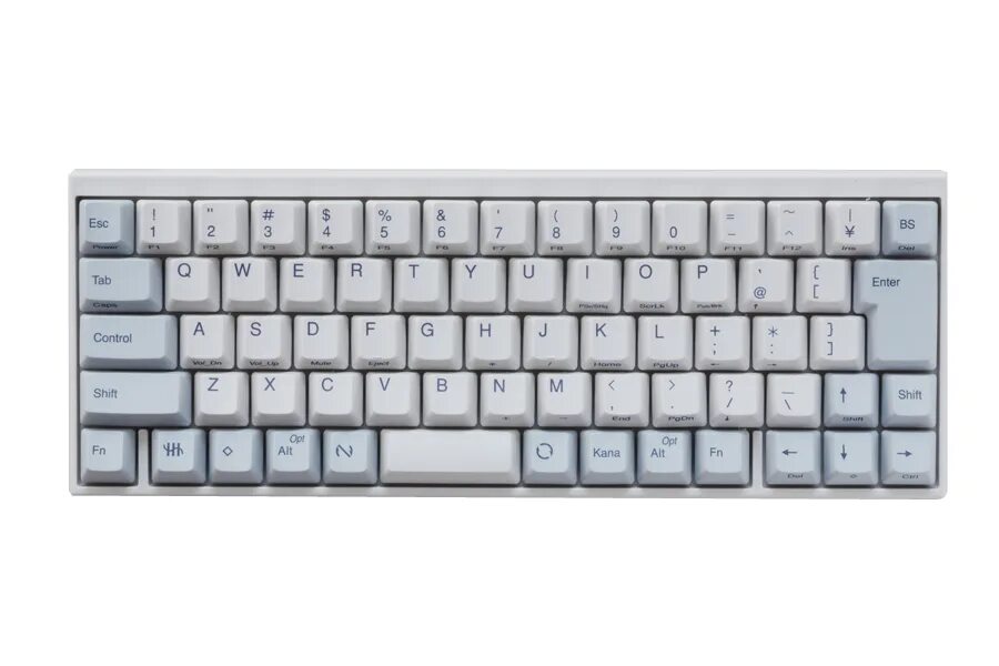 Клавиатура type x ice. Hhkb pro 2. клавиатура белая. клавиатура вид сверху. классическая клавиатура.
