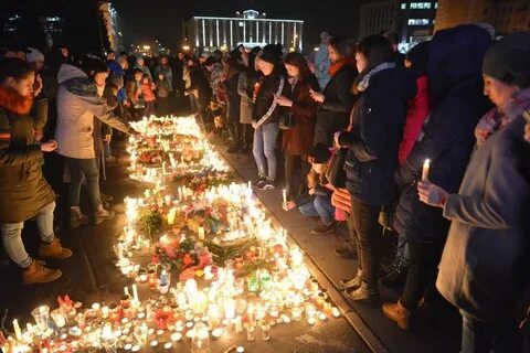 Траур по погибшим в подмосковье