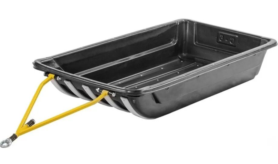 Сани для буксировщика. Корыто для перевозки снега. Корыто на ножках. Корыто пластик 90л 175кг. 2 корыта.