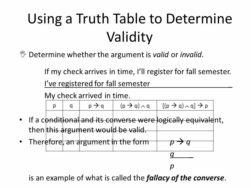 Argument definition