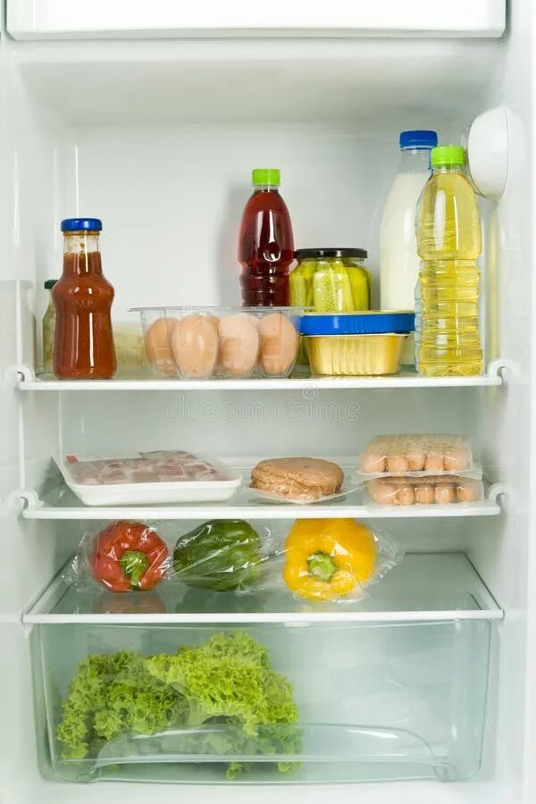 It is in the fridge