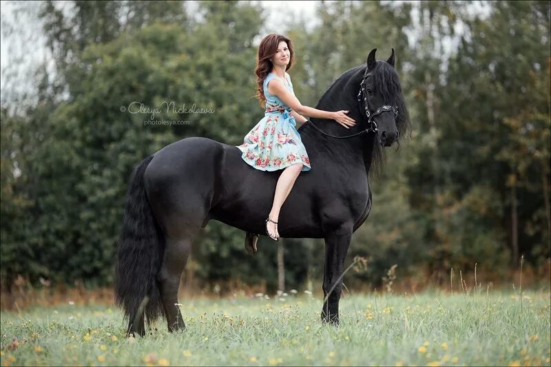 Пышные формы наездницы