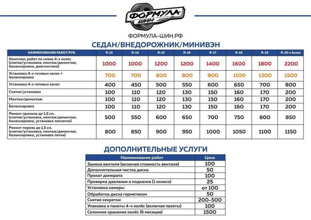 Сколько стоит переобуть 17 радиус. Расценки на шиномонтаж в СПБ. Прейскурант шиномонтажа. Расценки грузового шиномонтажа. Прайс лист шиномонтаж.