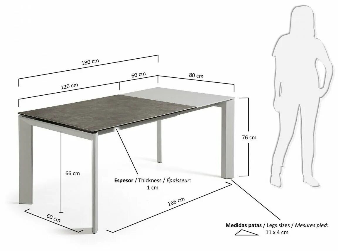 стол обеденный halmar ronald 140. высота обеденного стола. размер столешницы обеденного стола. столовая группа чертеж сбоку. стол lmzl-td04.