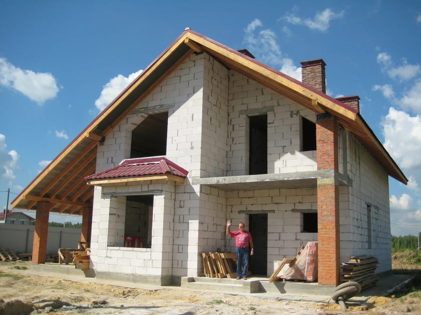 Частный дом коробка. Готовая коробка дома. Строительство коробки дома. Дома из газобетонных блоков. Постройка из газобетона.