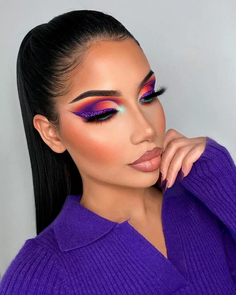 Creative and Colorful eye makeup Ideas That Seem Natural and Fox-like - Bellacoc