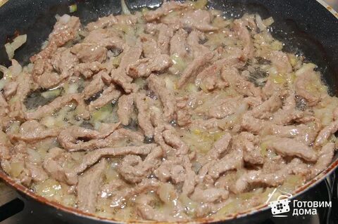 Соус для мяса на сковороде